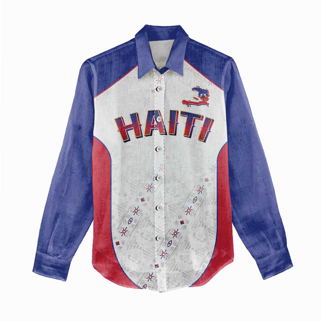 World Football 2026 Afro-Haiti Custom Women Casual Shirt Together For Ayiti White Style - Wonder Print Shop