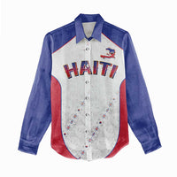 World Football 2026 Afro-Haiti Custom Women Casual Shirt Together For Ayiti White Style - Wonder Print Shop