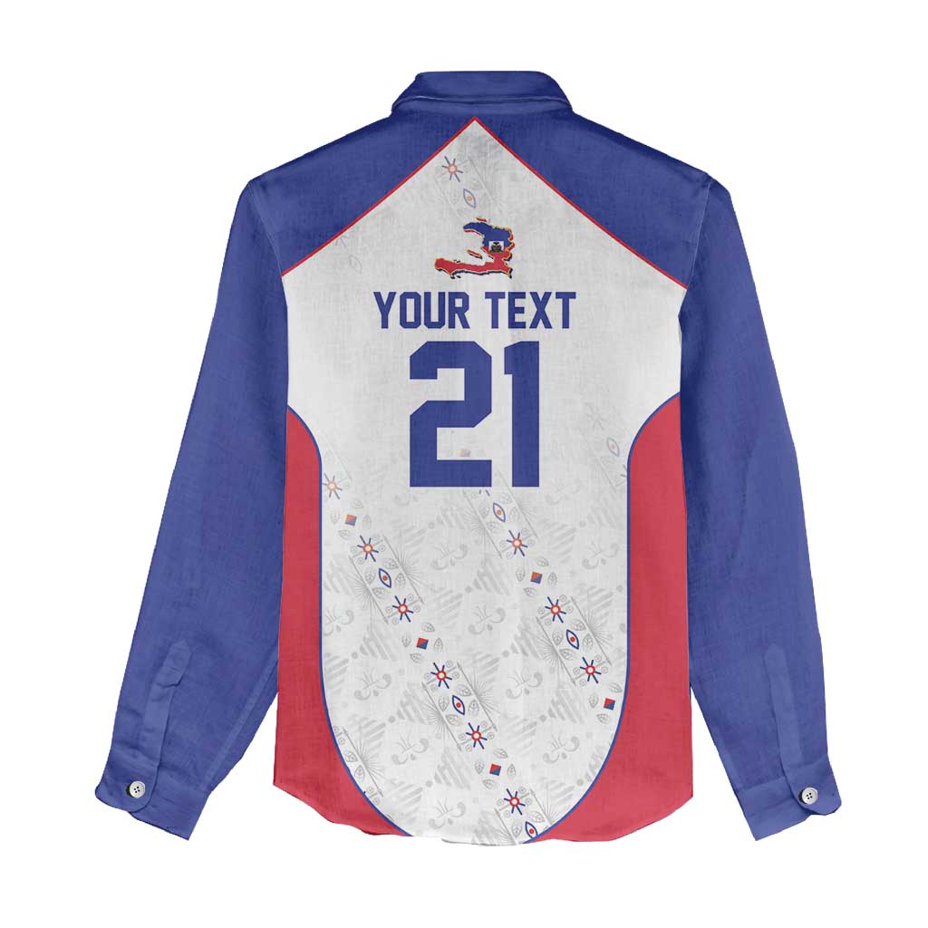 World Football 2026 Afro-Haiti Custom Women Casual Shirt Together For Ayiti White Style - Wonder Print Shop