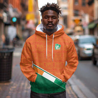 World Football 2026 Ivory Coast Custom Hoodie African Adinkra Pattern - Wonder Print Shop