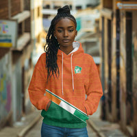 World Football 2026 Ivory Coast Custom Hoodie African Adinkra Pattern - Wonder Print Shop