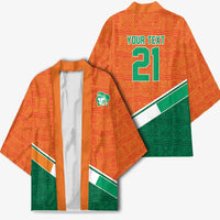 World Football 2026 Ivory Coast Custom Kimono African Adinkra Pattern - Wonder Print Shop