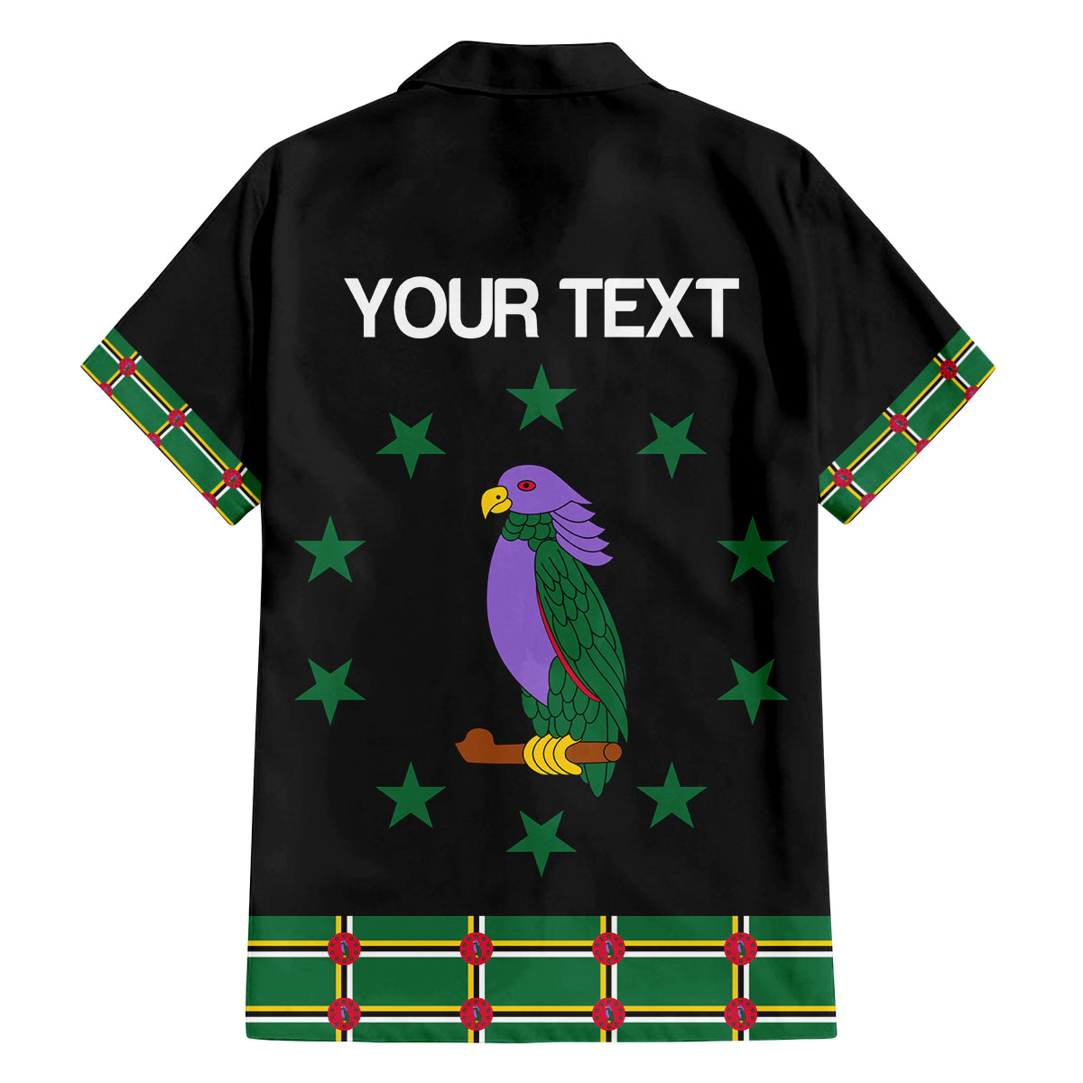 Personalized Dominica Sisserou Parrot Simple Style Family Matching Puletasi and Hawaiian Shirt - Wonder Print Shop