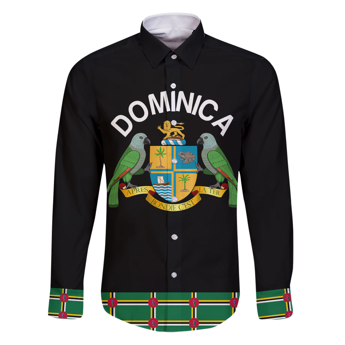 Personalized Dominica Sisserou Parrot Simple Style Family Matching Puletasi and Hawaiian Shirt - Wonder Print Shop