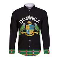 Personalized Dominica Sisserou Parrot Simple Style Long Sleeve Button Shirt - Wonder Print Shop