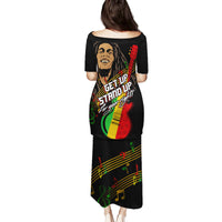 Legend Bob Get Up Stand Up Family Matching Puletasi and Hawaiian Shirt Reggae Multicolored - Wonder Print Shop