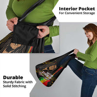 Bob Marley Get Up Stand Up Grocery Bag Reggae Multicolored