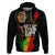Legend Bob Get Up Stand Up Zip Hoodie Reggae Multicolored - Wonder Print Shop