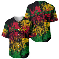 Rastafarian Lion Legend Bob Baseball Jersey Reggae Festival Sketch Portrait LT9 - Wonder Print Shop