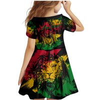 Rastafarian Lion Legend Bob Family Matching Mermaid Dress and Hawaiian Shirt Reggae Festival Sketch Portrait LT9 - Wonder Print Shop