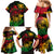 Rastafarian Lion Legend Bob Family Matching Mermaid Dress and Hawaiian Shirt Reggae Festival Sketch Portrait LT9 - Wonder Print Shop