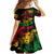 Rastafarian Lion Legend Bob Family Matching Short Sleeve Bodycon Dress and Hawaiian Shirt Reggae Festival Sketch Portrait - Wonder Print Shop
