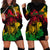 Rastafarian Lion Legend Bob Hoodie Dress Reggae Festival Sketch Portrait - Wonder Print Shop