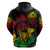 Rastafarian Lion Legend Bob Zip Hoodie Reggae Festival Sketch Portrait - Wonder Print Shop