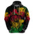 Rastafarian Lion Legend Bob Zip Hoodie Reggae Festival Sketch Portrait - Wonder Print Shop