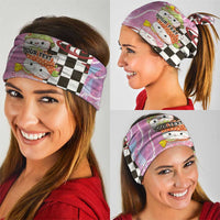 Personalized Japanese Kawaii Sushi Roll Neck Gaiter Wagara Palaka Pattern