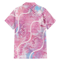 Japanese Koi Fish Family Matching Tank Maxi Dress and Hawaiian Shirt Pink Wagara Palaka Honohono Pikake Lei