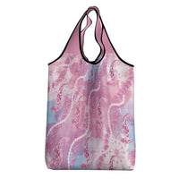 Japanese Koi Fish Grocery Bag Pink Wagara Palaka Honohono Pikake Lei