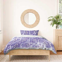 Japanese Koi Fish Bedding Set Purple Wagara Palaka Honohono Pikake Lei