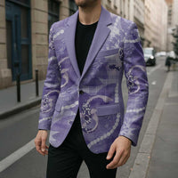 Japanese Koi Fish Blazer Purple Wagara Palaka Honohono Pikake Lei