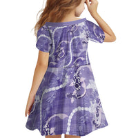 Japanese Koi Fish Family Matching Summer Maxi Dress and Hawaiian Shirt Purple Wagara Palaka Honohono Pikake Lei