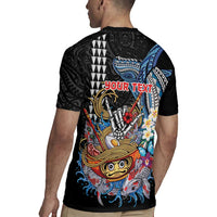 Personalized Japanese Koi Fish Ramen Rugby Jersey Aloha Shark Kakau Pattern