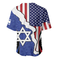USA Israel Baseball Jersey Stars of David Sporty Style
