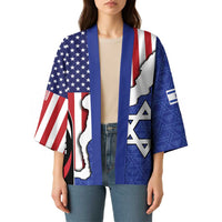 USA Israel Kimono Stars of David Sporty Style