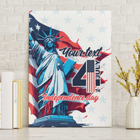 Personalized United States Independence Day Canvas Wall Art Statue of Liberty Happy 4th Of July LT9 - Wonder Print Shop