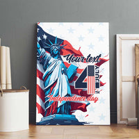Personalized United States Independence Day Canvas Wall Art Statue of Liberty Happy 4th Of July LT9 - Wonder Print Shop
