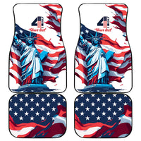 Personalized United States Independence Day Car Mats Statue of Liberty Happy 4th Of July LT9 - Wonder Print Shop