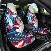 Personalized United States Independence Day Car Seat Cover Statue of Liberty Happy 4th Of July LT9 - Wonder Print Shop