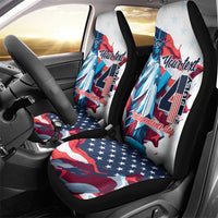 Personalized United States Independence Day Car Seat Cover Statue of Liberty Happy 4th Of July LT9 - Wonder Print Shop