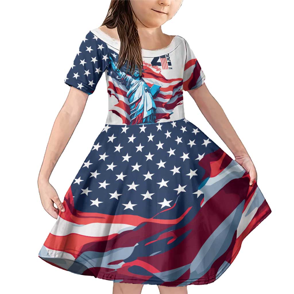 Personalized United States Independence Day Family Matching Mermaid Dress and Hawaiian Shirt Statue of Liberty Happy 4th Of July LT9 - Wonder Print Shop
