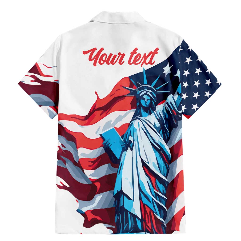 Personalized United States Independence Day Family Matching Mermaid Dress and Hawaiian Shirt Statue of Liberty Happy 4th Of July LT9 - Wonder Print Shop
