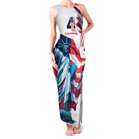 Personalized United States Independence Day Family Matching Tank Maxi Dress and Hawaiian Shirt Statue of Liberty Happy 4th Of July - Wonder Print Shop