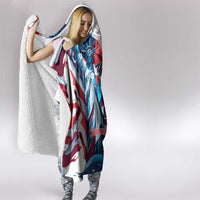 Personalized United States Independence Day Hooded Blanket Statue of Liberty Happy 4th Of July