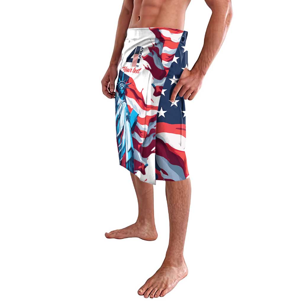 Personalized United States Independence Day Lavalava Statue of Liberty Happy 4th Of July - Wonder Print Shop