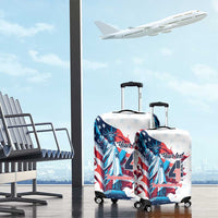 Personalized United States Independence Day Luggage Cover Statue of Liberty Happy 4th Of July - Wonder Print Shop