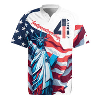 Personalized United States Independence Day Rugby Jersey Statue of Liberty Happy 4th Of July - Wonder Print Shop