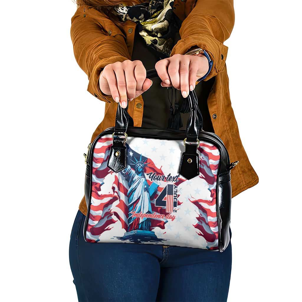 Personalized United States Independence Day Shoulder Handbag Statue of Liberty Happy 4th Of July
