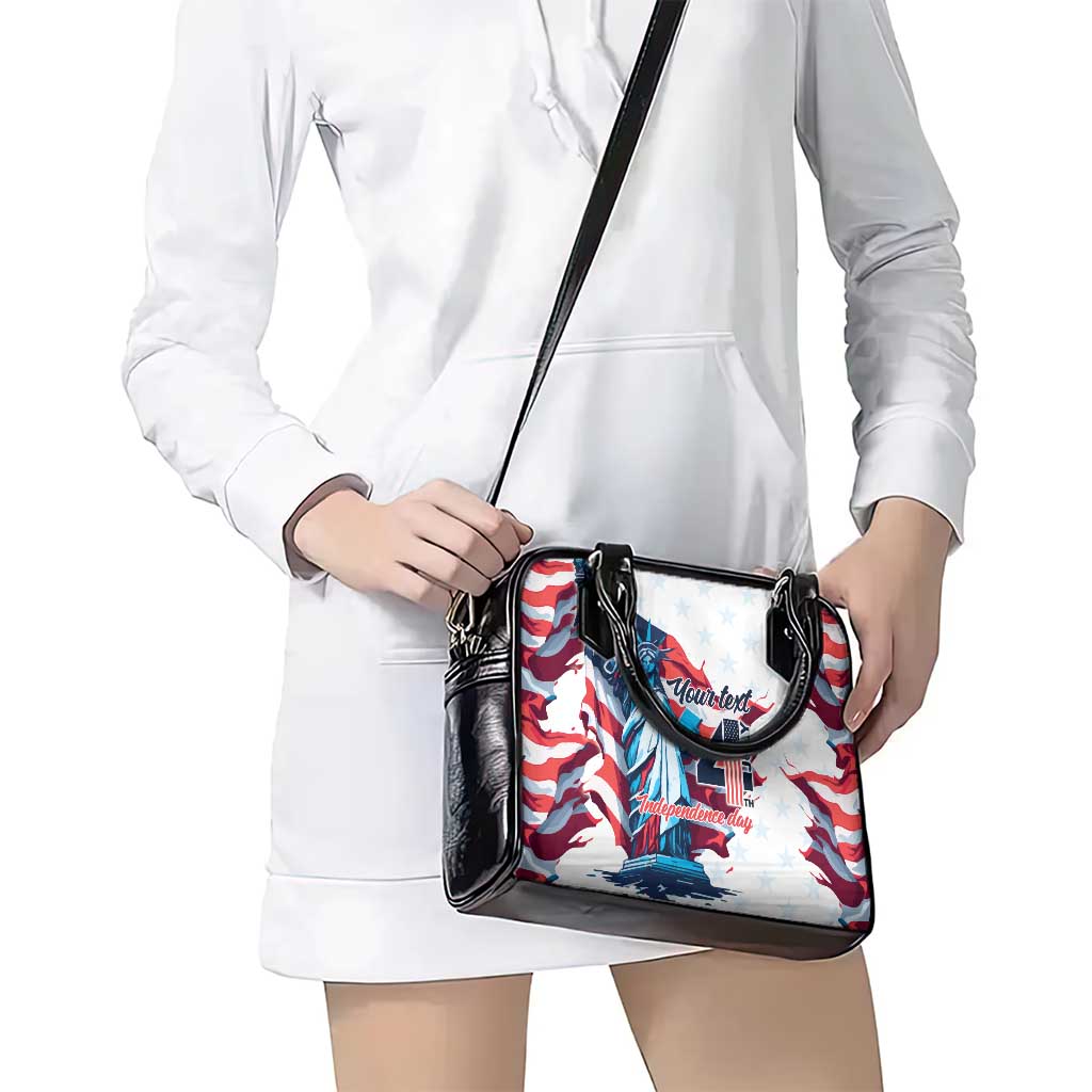 Personalized United States Independence Day Shoulder Handbag Statue of Liberty Happy 4th Of July