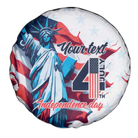 Personalized United States Independence Day Spare Tire Cover Statue of Liberty Happy 4th Of July - Wonder Print Shop