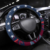 United States Independence Day Steering Wheel Cover Statue of Liberty Happy 4th Of July - Wonder Print Shop