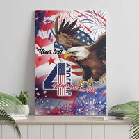 Personalized American Eagles 4th of July Canvas Wall Art USA Independence Day LT9 - Wonder Print Shop