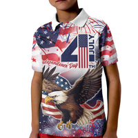 Personalized American Eagles 4th of July Kid Polo Shirt USA Independence Day - Wonder Print Shop