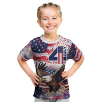 Personalized American Eagles 4th of July Kid T Shirt USA Independence Day - Wonder Print Shop