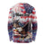 Personalized American Eagles 4th of July Long Sleeve Shirt USA Independence Day - Wonder Print Shop