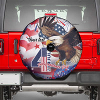Personalized American Eagles 4th of July Spare Tire Cover USA Independence Day - Wonder Print Shop