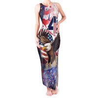 Personalized American Eagles 4th of July Tank Maxi Dress USA Independence Day - Wonder Print Shop